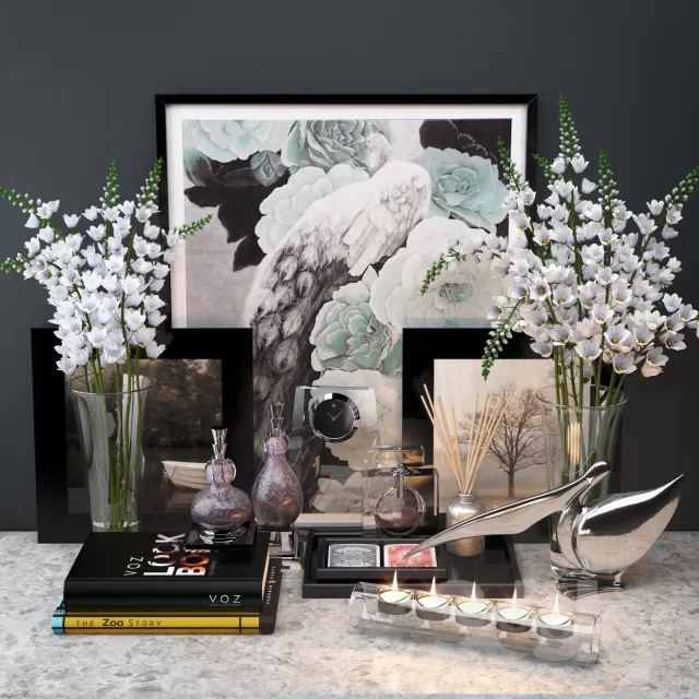 3DSKYFREE – DECORATIVE SET 3DS MAX MODELS