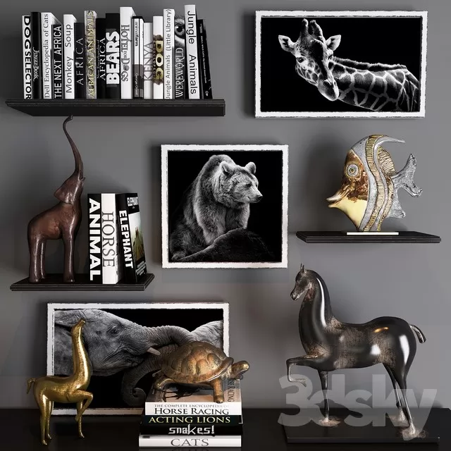 3DSKYFREE – DECORATIVE SET 3DS MAX MODELS