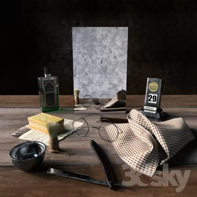 DECORATIVE SET 3D MODELS – 483
