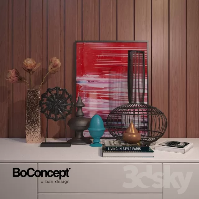 DECORATIVE SET 3D MODELS