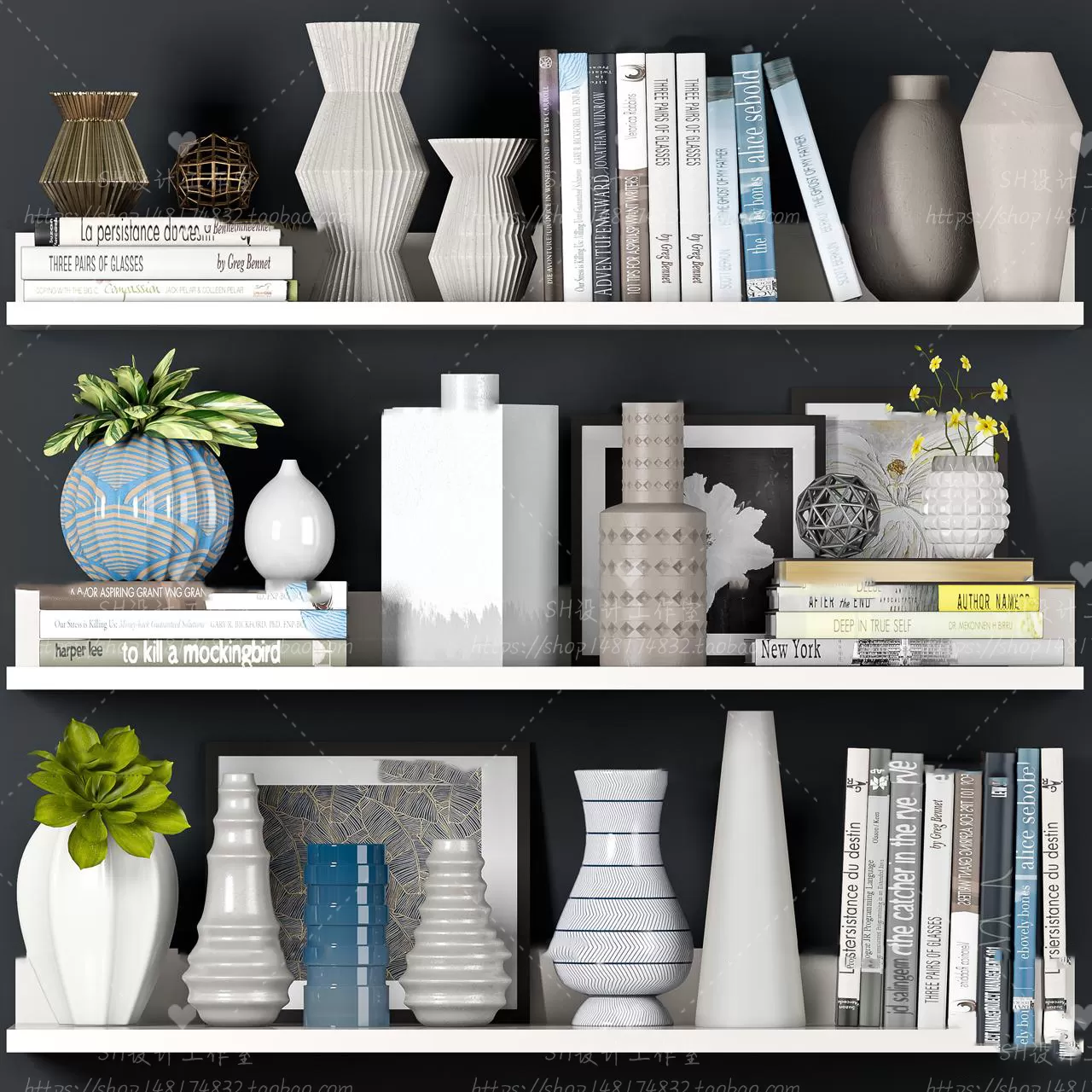 DECORATIVE SET 3D MODELS