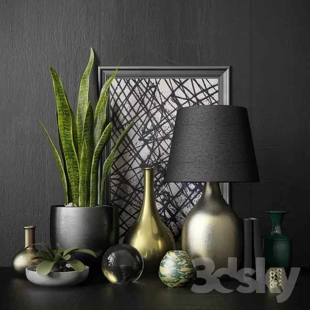 DECORATIVE SET 3D MODELS – 500