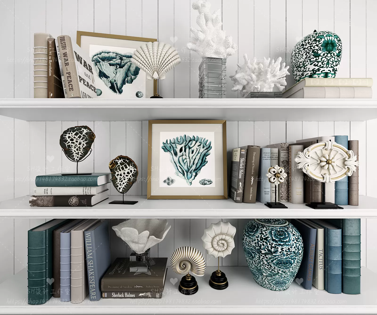 3DSKYFREE – DECORATIVE SET 3DS MAX MODELS