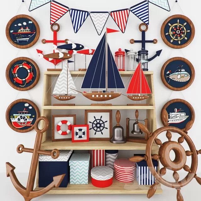 DECORATIVE SET 3D MODELS