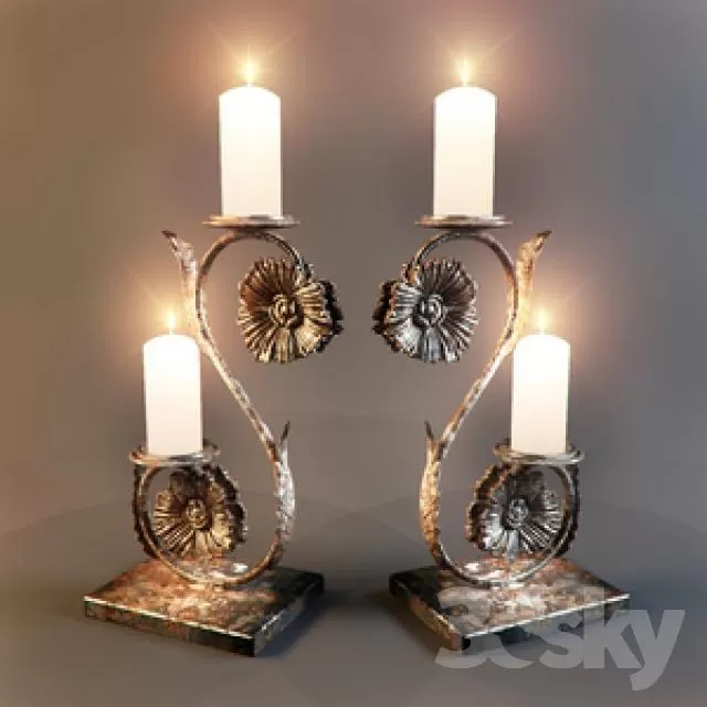 DECORATIVE SET 3D MODELS