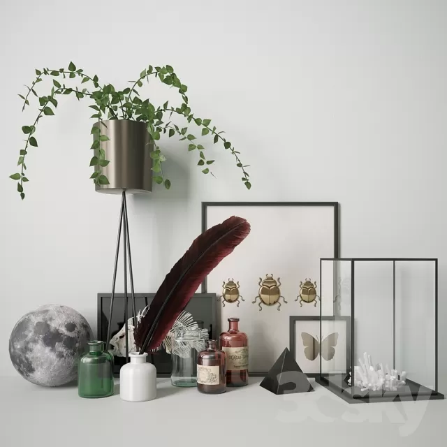 DECORATIVE SET 3D MODELS
