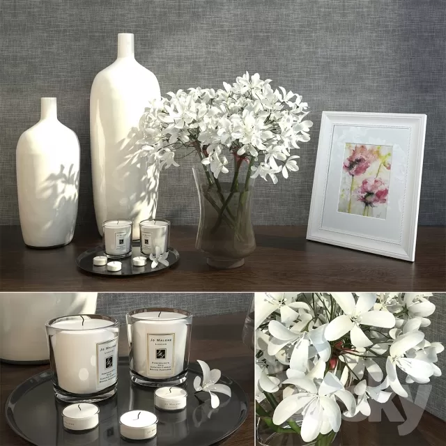 DECORATIVE SET 3D MODELS