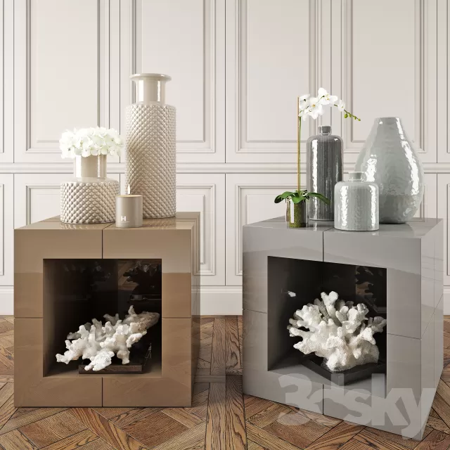 DECORATIVE SET 3D MODELS – 526