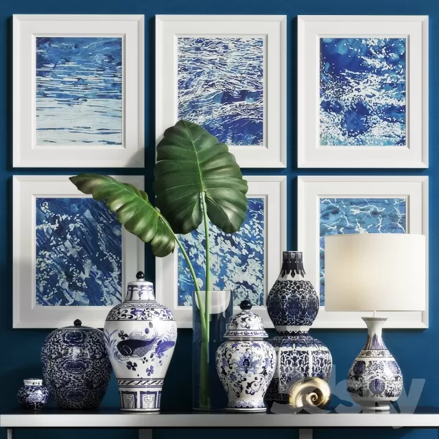 DECORATIVE SET 3D MODELS