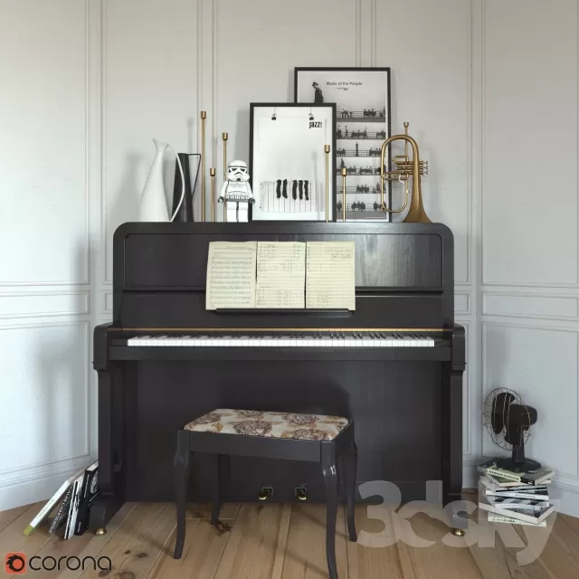 DECORATIVE SET 3D MODELS