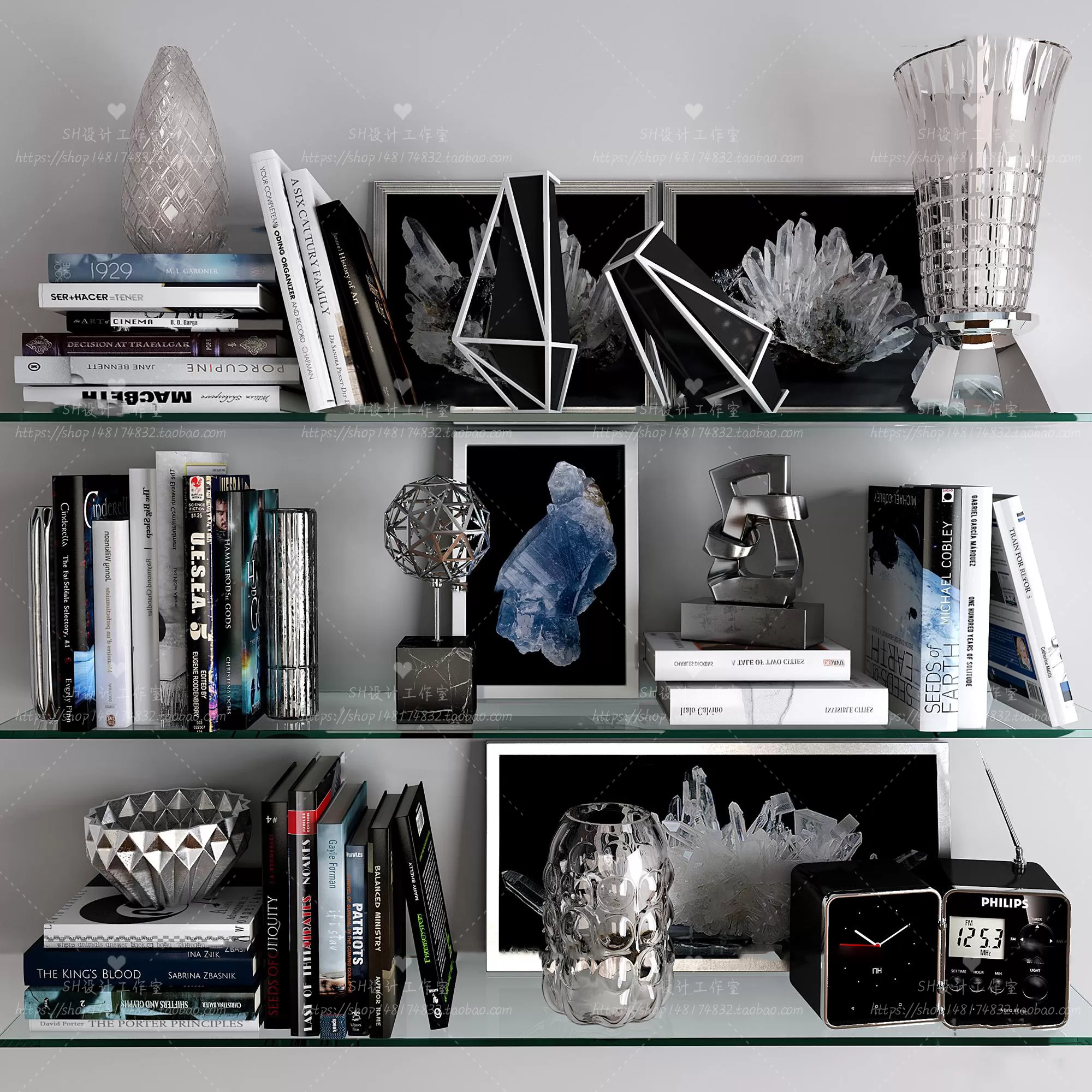 DECORATIVE SET 3D MODELS