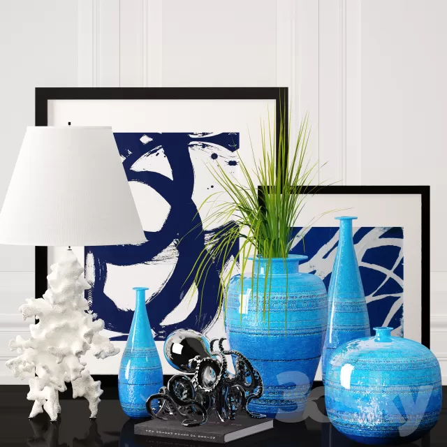 3DSKYFREE – DECORATIVE SET 3DS MAX MODELS