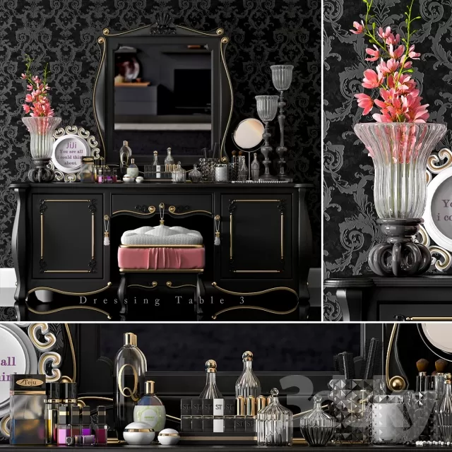 DECORATIVE SET 3D MODELS – 547