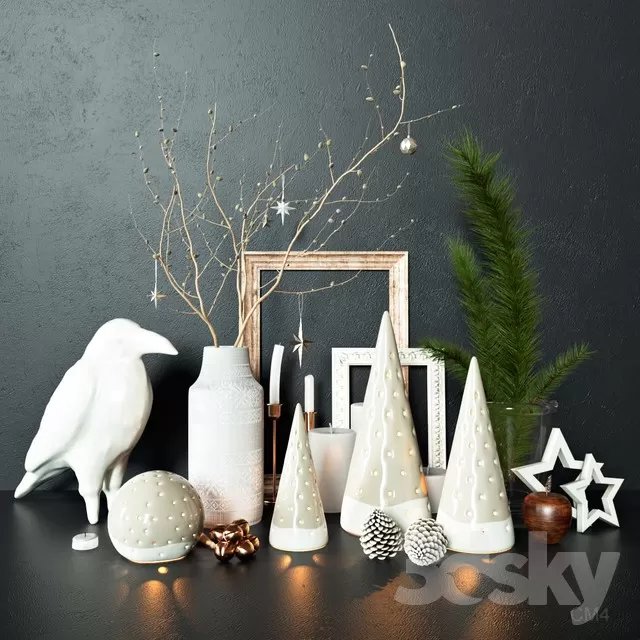 DECORATIVE SET 3D MODELS – 057