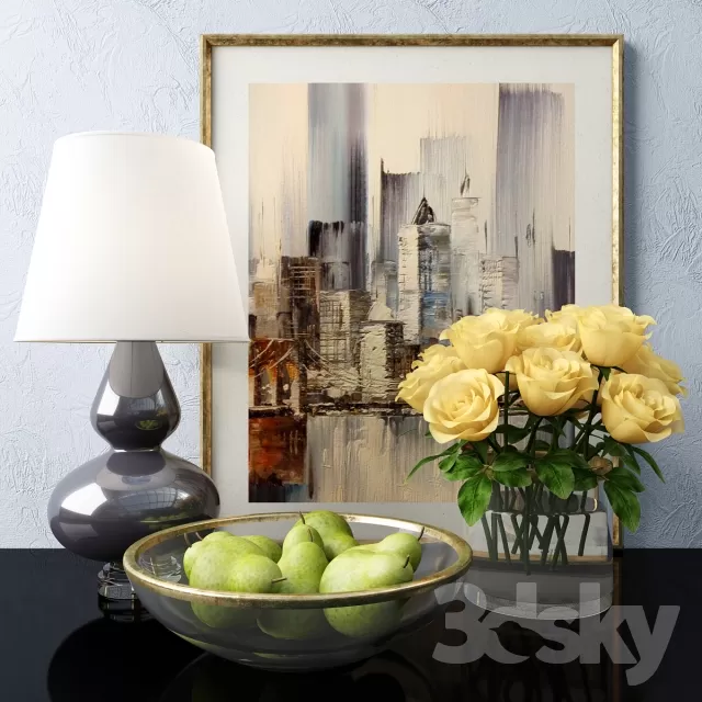 DECORATIVE SET 3D MODELS – 568