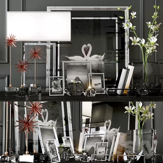 DECORATIVE SET 3D MODELS – 569