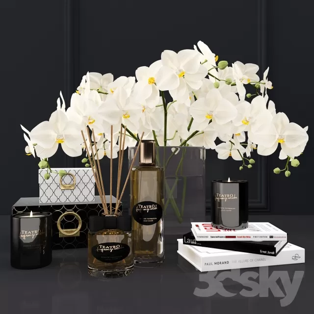 DECORATIVE SET 3D MODELS – 616