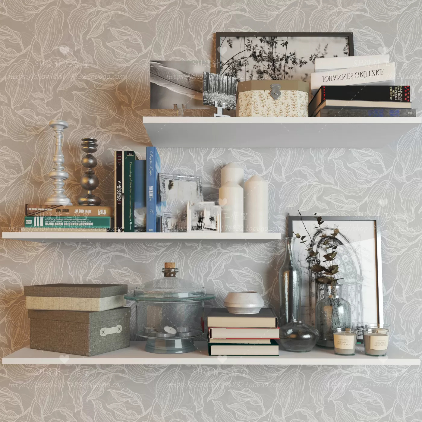 3DSKYFREE – DECORATIVE SET 3DS MAX MODELS