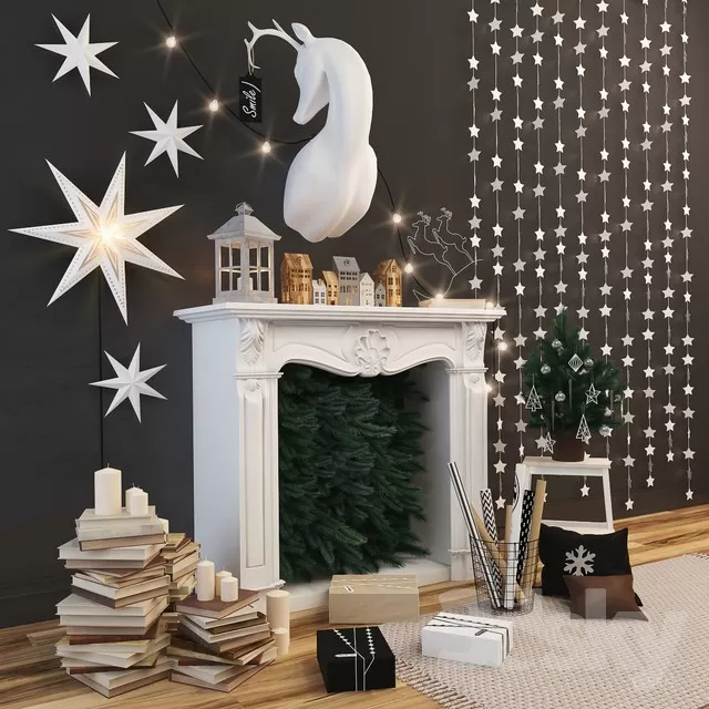 DECORATIVE SET 3D MODELS – 064