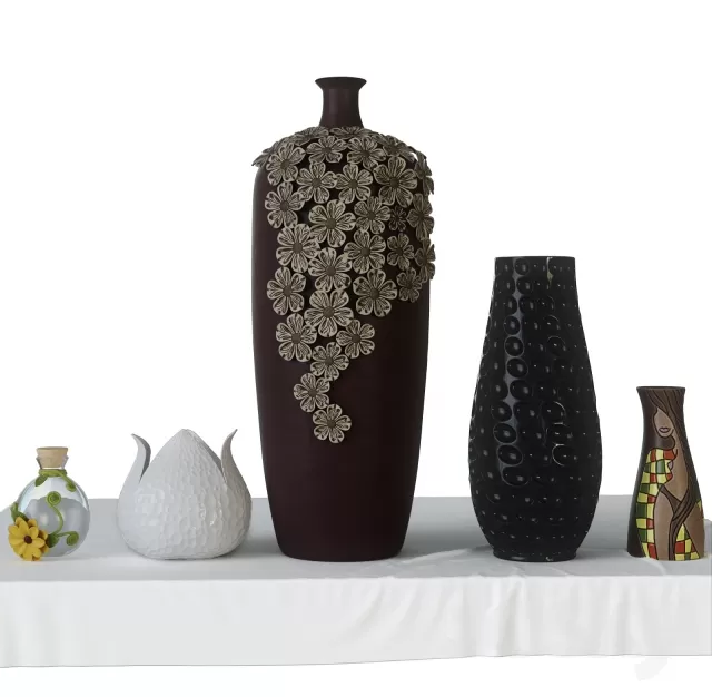 DECORATIVE SET 3D MODELS