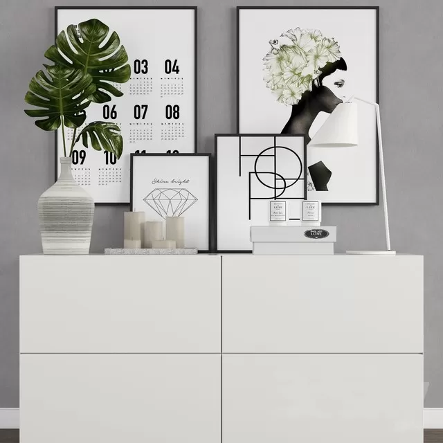DECORATIVE SET 3D MODELS