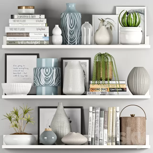 3DSKYFREE – DECORATIVE SET 3DS MAX MODELS