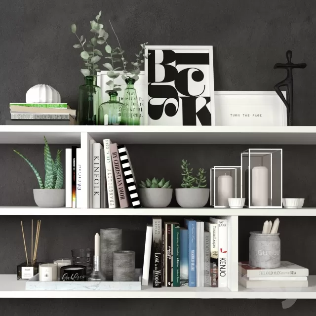 3DSKYFREE – DECORATIVE SET 3DS MAX MODELS