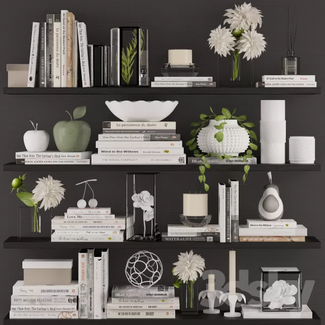 3DSKYFREE – DECORATIVE SET 3DS MAX MODELS