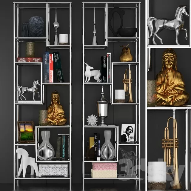 DECORATIVE SET 3D MODELS – 075