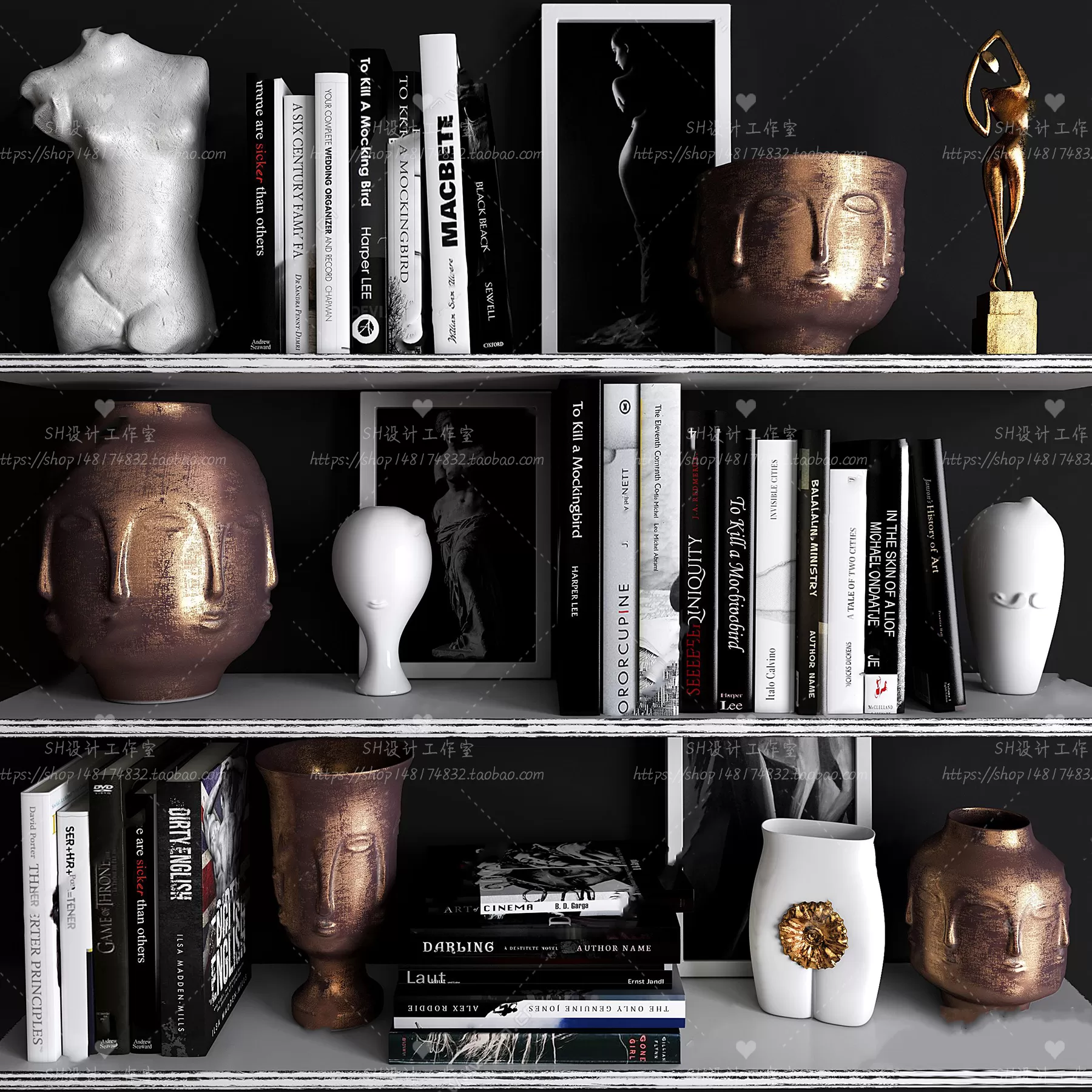 DECORATIVE SET 3D MODELS