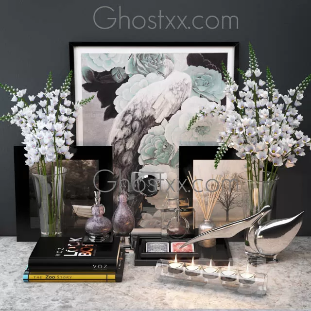 DECORATIVE SET 3D MODELS – 094
