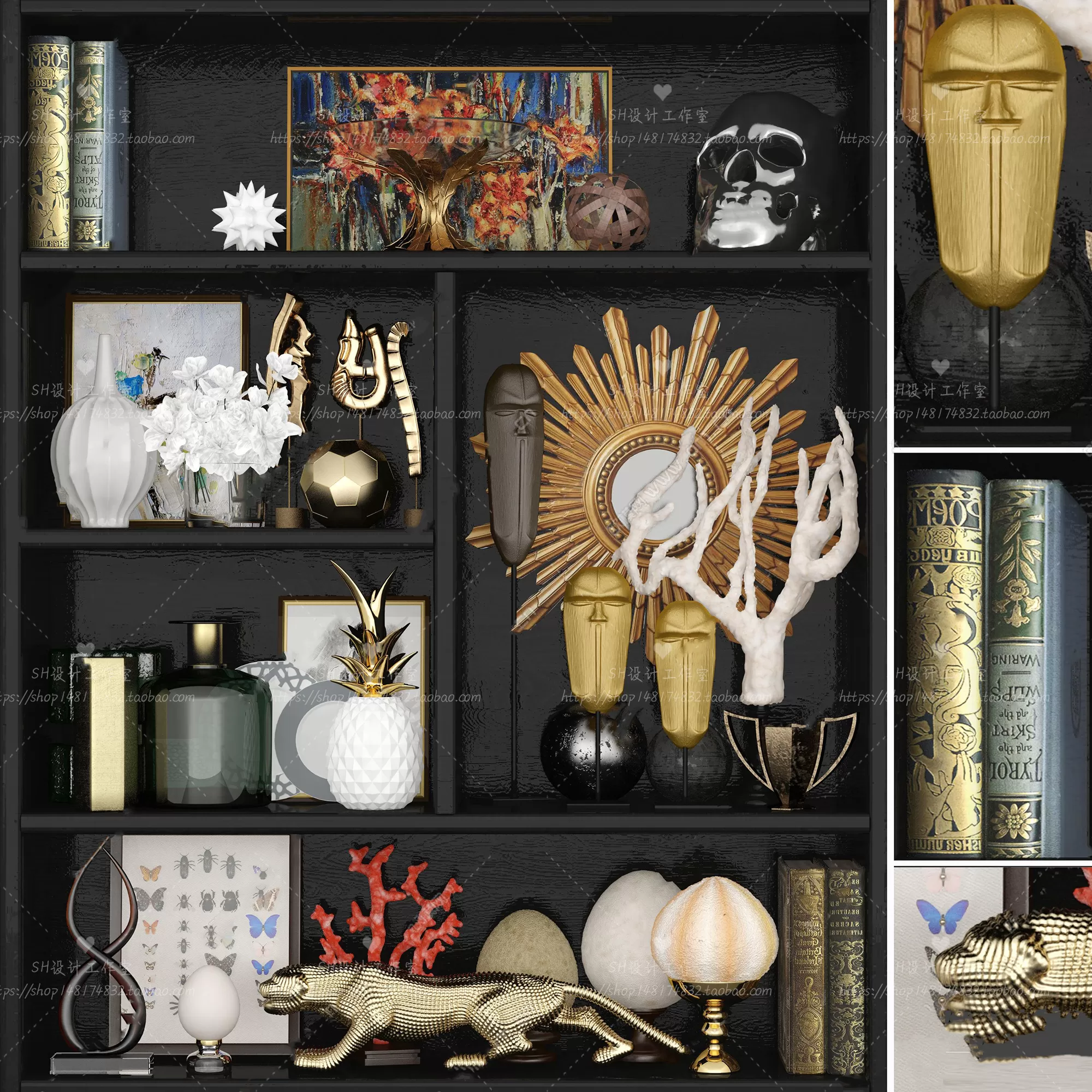 DECORATIVE SET 3D MODELS