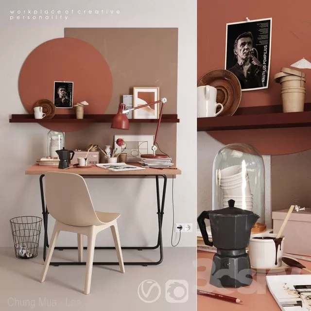DECOR HELPER – DESK 3D MODELS – 18