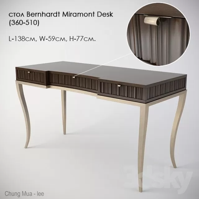 3DSKYFREE – DESK 3DS MAX MODELS