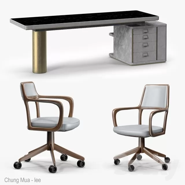 3DSKYFREE – DESK 3DS MAX MODELS