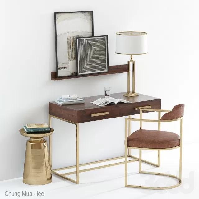 3DSKYFREE – DESK 3DS MAX MODELS