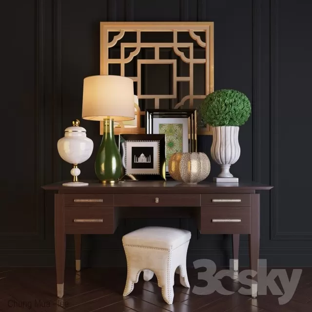 3DSKYFREE – DESK 3DS MAX MODELS