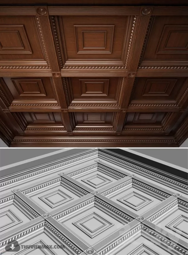 3DSKYFREE – DETAIL - CEILING 3DS MAX MODELS