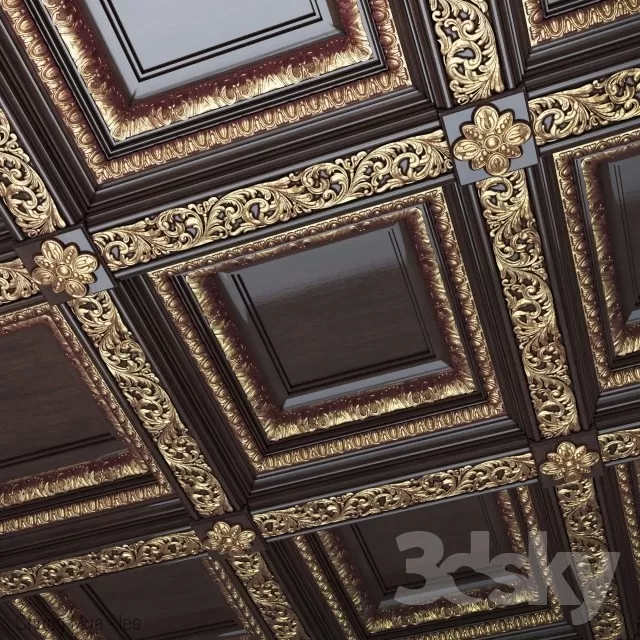 3DSKYFREE – DETAIL - CEILING 3DS MAX MODELS