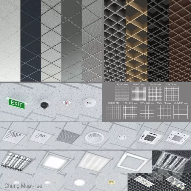 3DSKYFREE – DETAIL - CEILING 3DS MAX MODELS