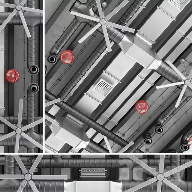 3DSKYFREE – DETAIL - CEILING 3DS MAX MODELS