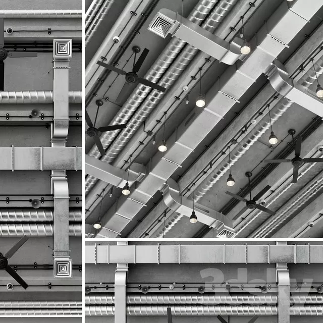 3DSKYFREE – DETAIL - CEILING 3DS MAX MODELS