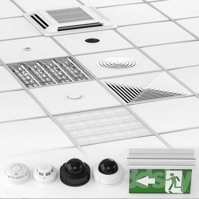 3DSKYFREE – DETAIL - CEILING 3DS MAX MODELS