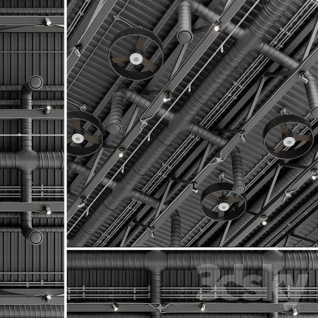 3DSKYFREE – DETAIL - CEILING 3DS MAX MODELS
