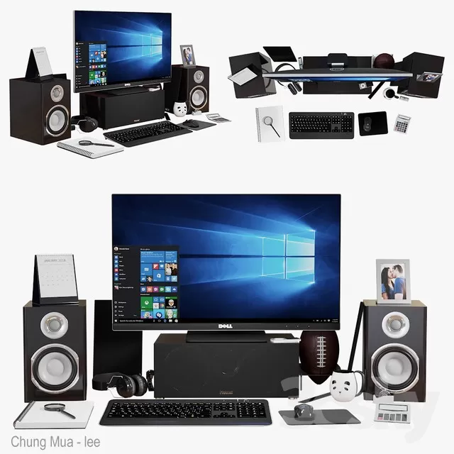 3DSKYFREE – DEVICE - COMPUTER 3DS MAX MODELS