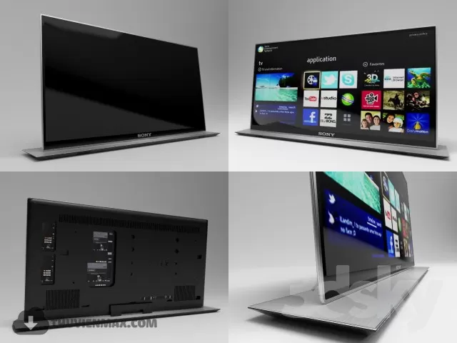 3DSKYFREE – DEVICE - TV 3DS MAX MODELS