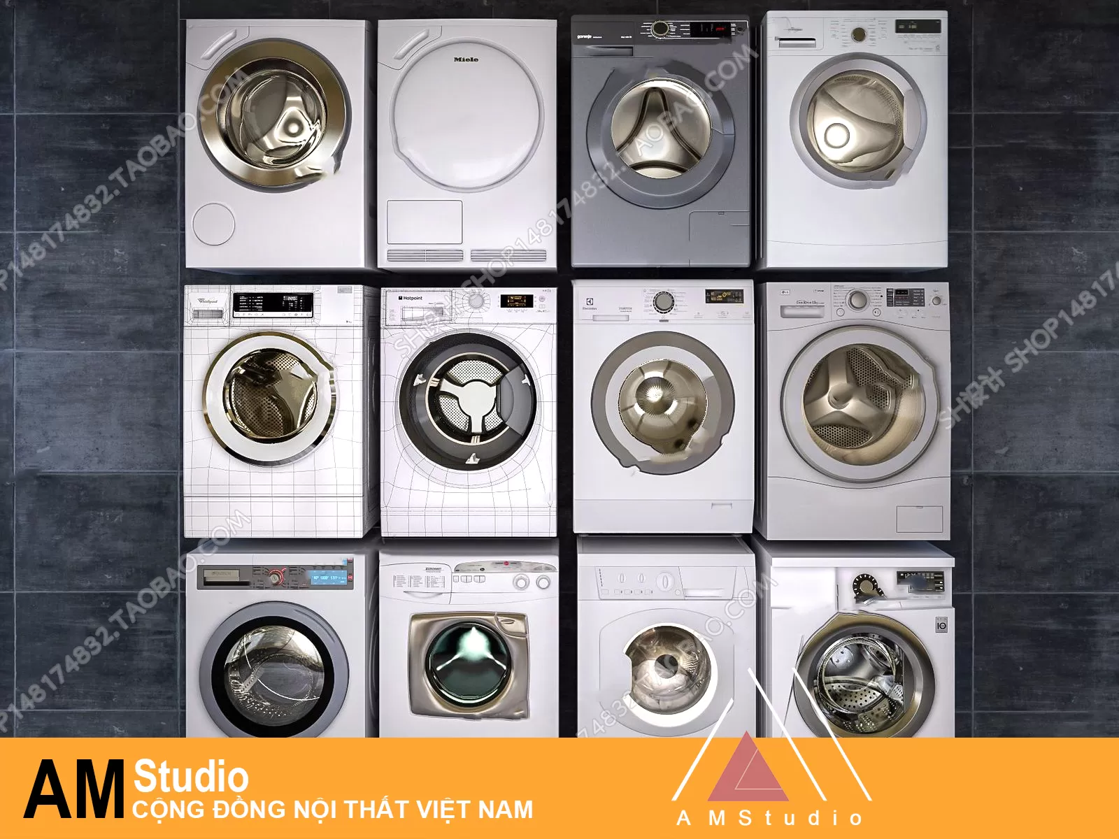 DEVICE - WASHING MACHINE 3D MODELS