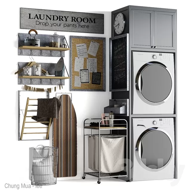 DECOR HELPER – DEVICE – WASHING MACHINE 3D MODELS – 10