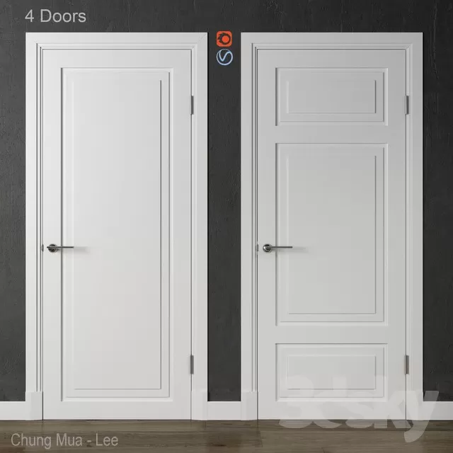 3DSKYFREE – DOOR 3DS MAX MODELS