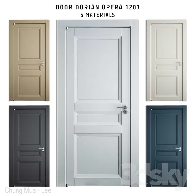 3DSKYFREE – DOOR 3DS MAX MODELS